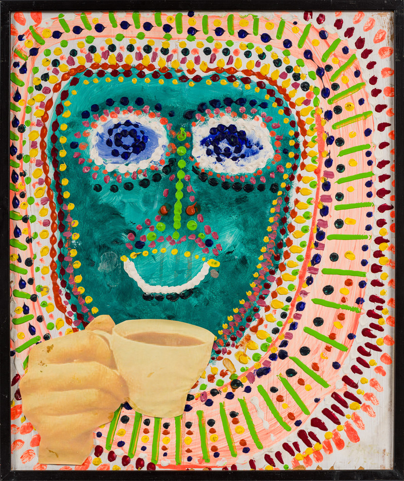 Slettemark, Kjartan (1932-2008), Nixon Visions. Maleri 1972