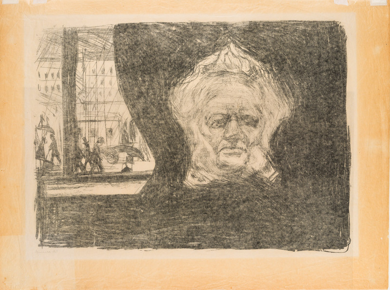 Munch, Edvard (1863-1944), Henrik Ibsen på Grand Cafe (1902)