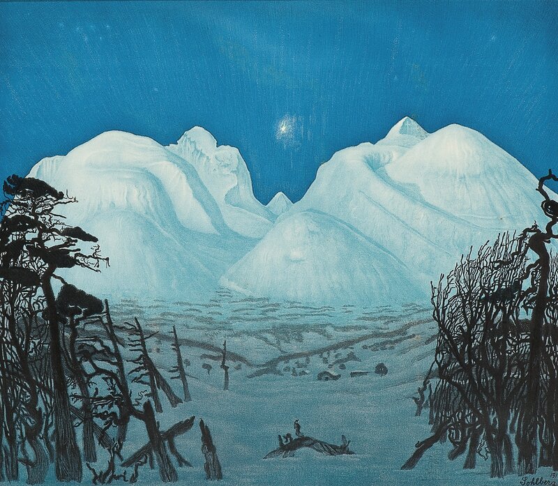 Vinternatt i Rondane 1917