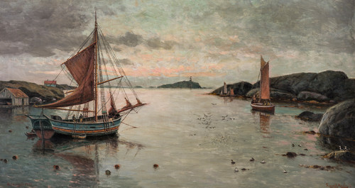 From a Port, Hviding's Island 1936