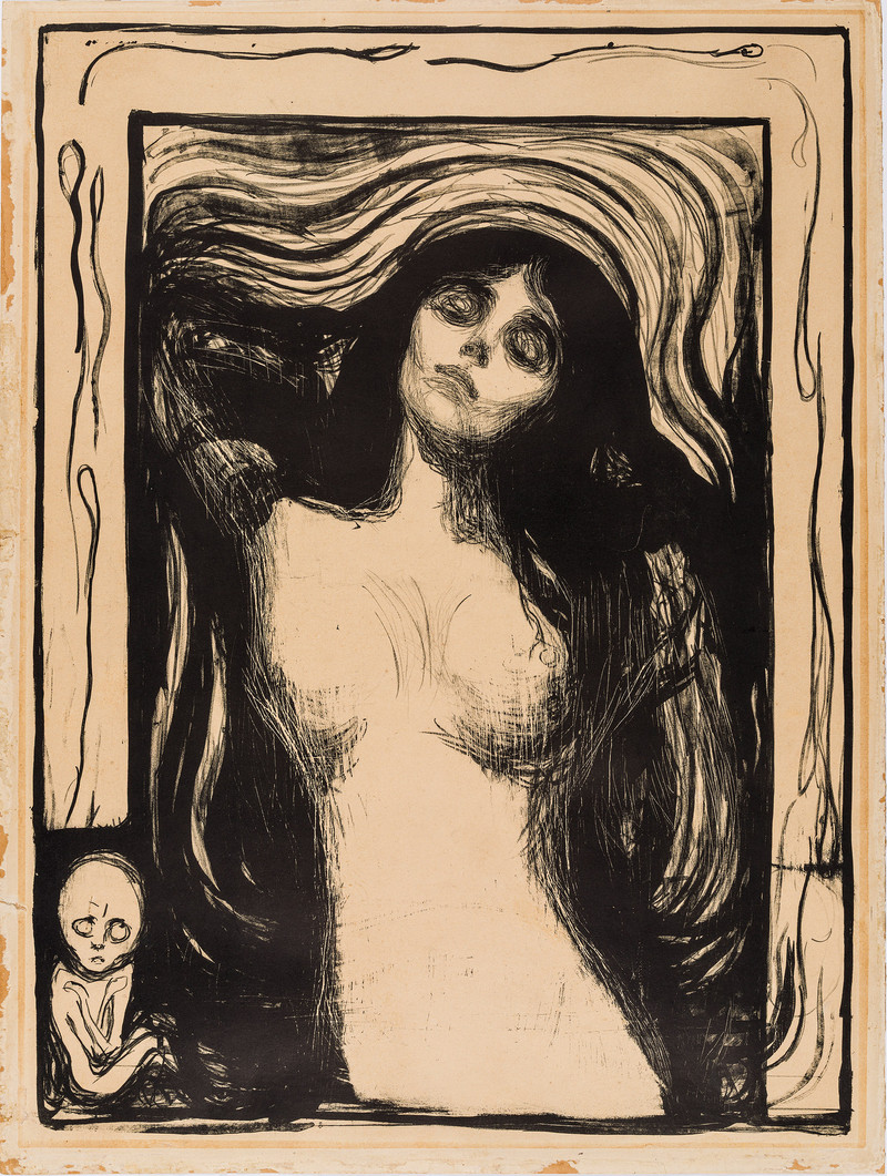 Munch, Edvard (1863-1944), Madonna (1895/1902)