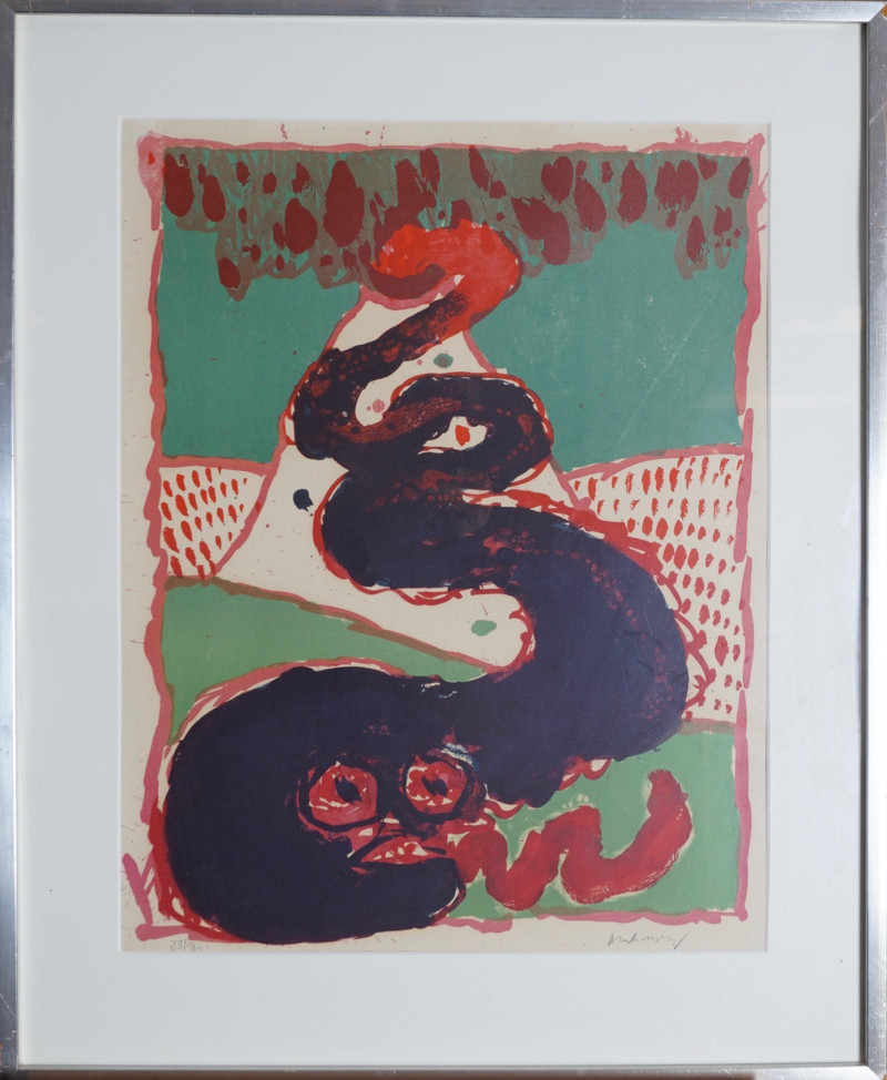 Pierre, Alechinsky (1927-), Figurkomposisjon