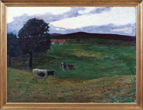 Scenery with cows
