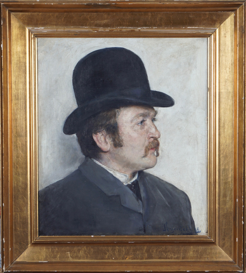 Mann med hatt 1886