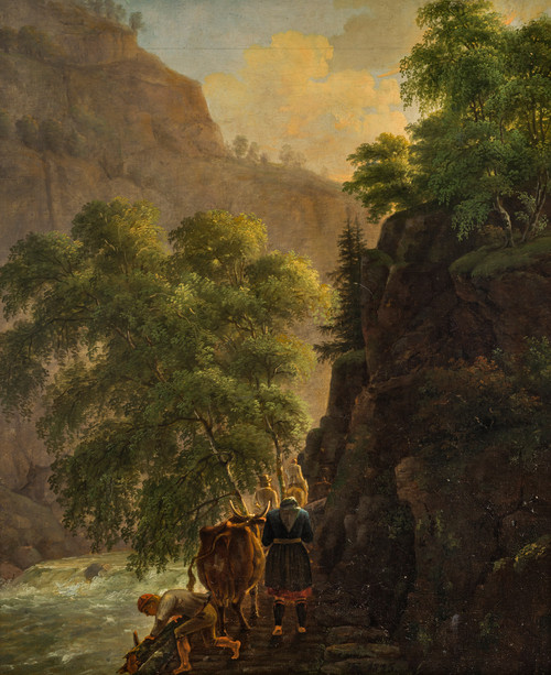 Fearnley, Thomas (1802-1842), Byklestien i Setesdal 1825