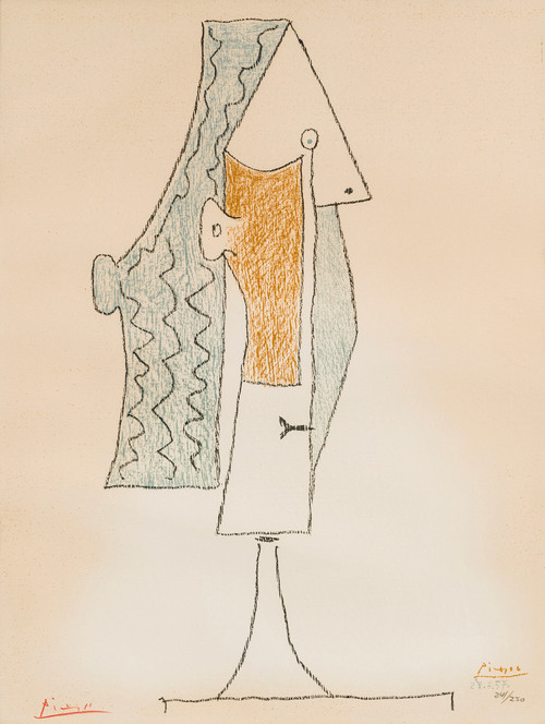 Picasso, Pablo (1881-1973), Kvinnehode 1957