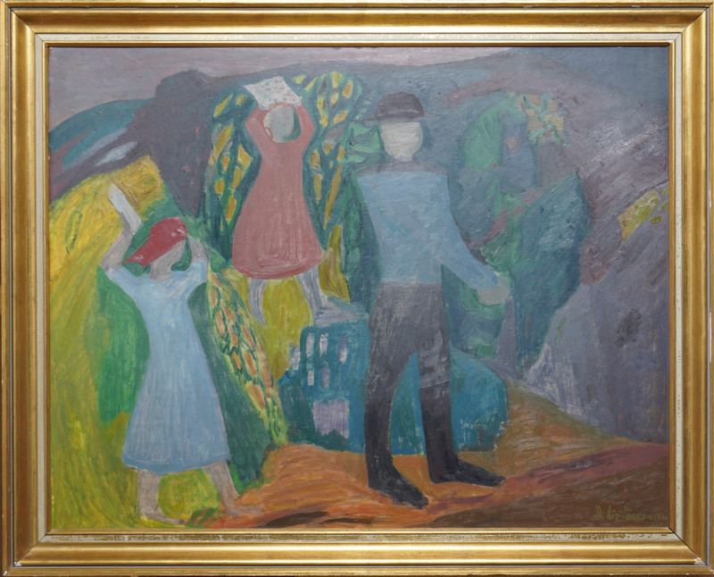 Lie-Jørgensen, Thorbjørn (1900-1961), Figurkomposisjon 1941