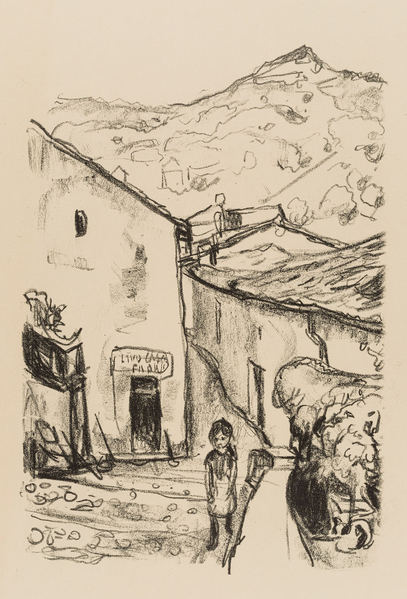 Munch, Edvard (1863-1944), Gate i Como (1922)