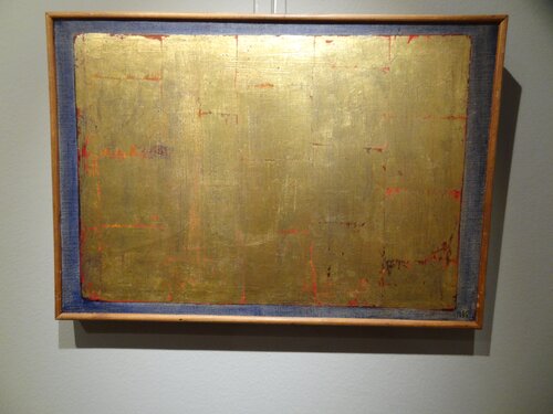 Bergman, Anna-Eva, Gullspeil mot blå fond 1959, 1959