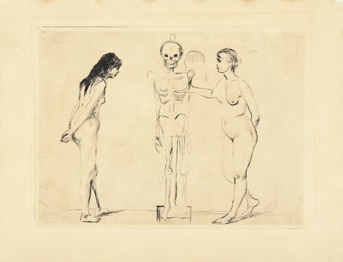 The Women and the Skeleton