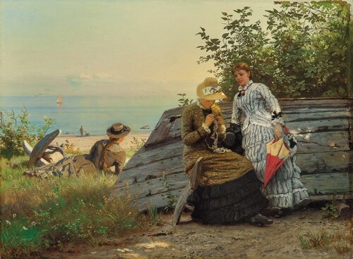 Damer i solen 1883