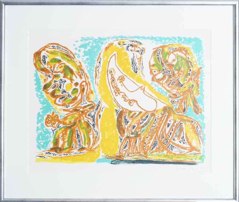 Jorn, Asger (1914-1973), Silkeborg-suiten (7 trykk) 1953-1970