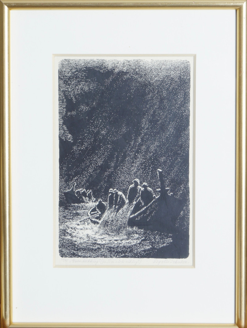 Johnson, Kaare Espolin (1907-1994), Garntrekking, 1974