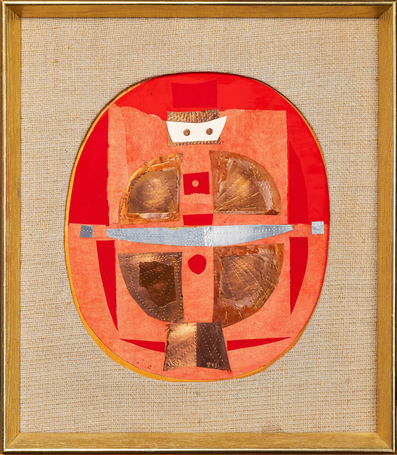 Gauguin, Paul René (1911-1976), Rød oval 1973