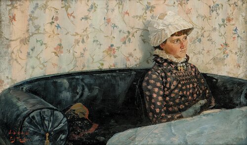 Ingeborg i sofaen, Sandø 1882