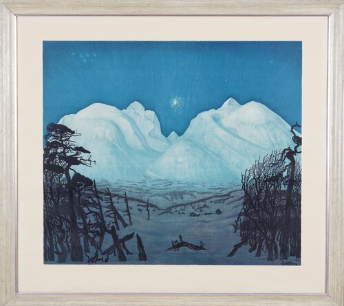 Winter Night in the Mountains of Rondane 1917 