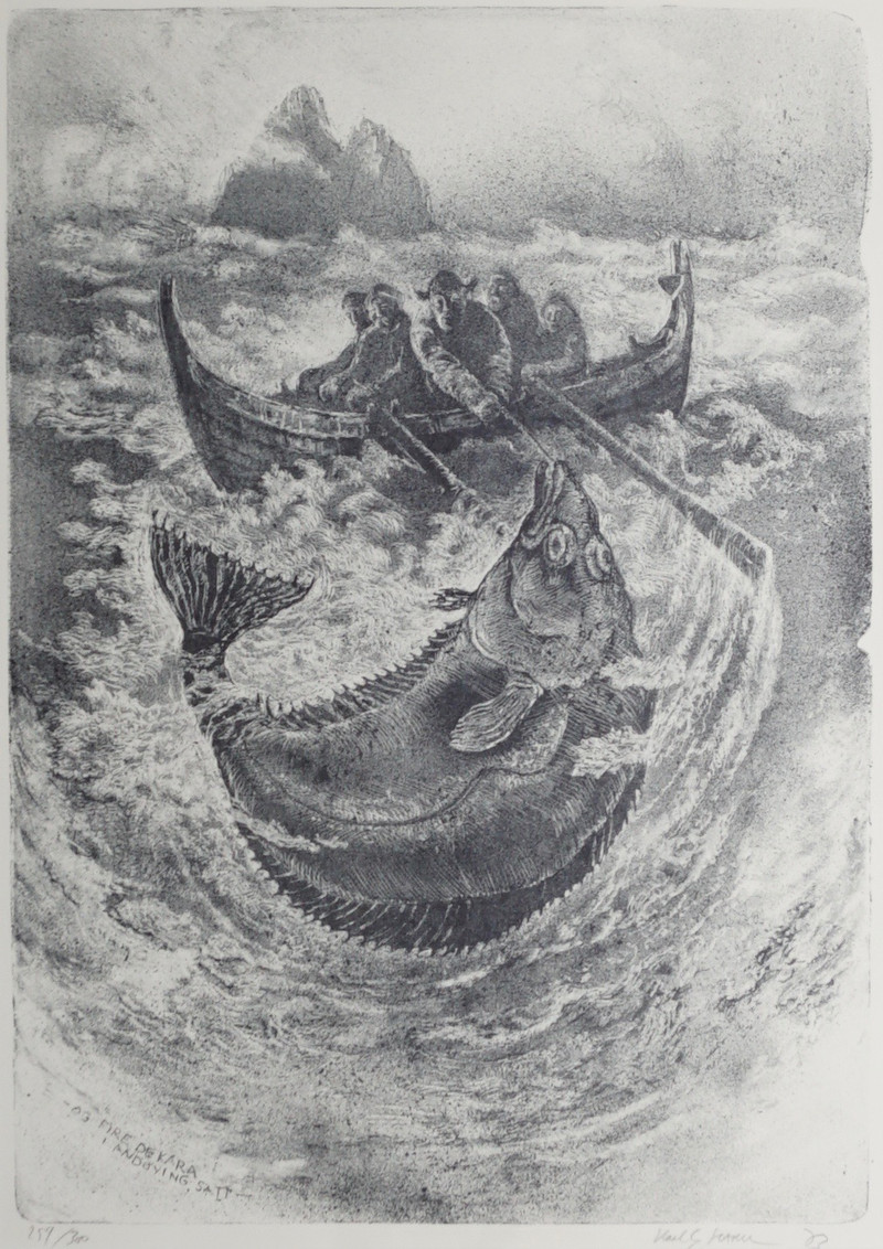 Harr, Karl-Erik (1940-), And Four Men in Andøying They Sat 1973