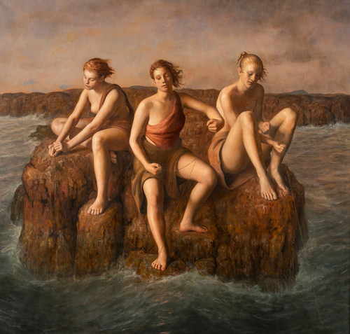 Three Women Seaside