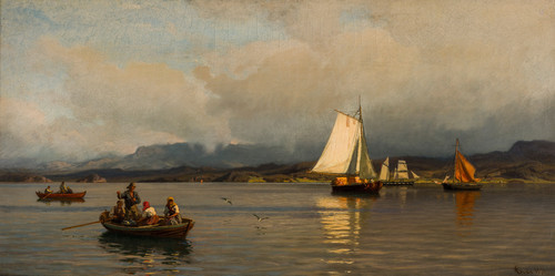 Fra Christianiafjorden 1876