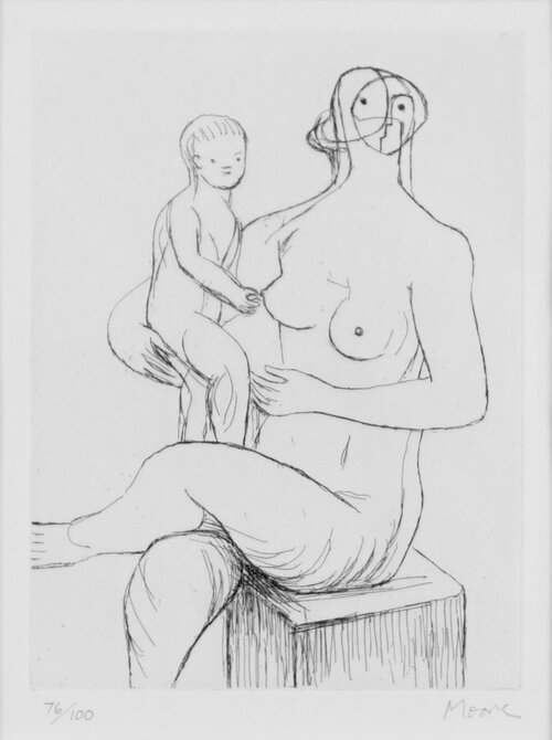 Seated Mother with Child