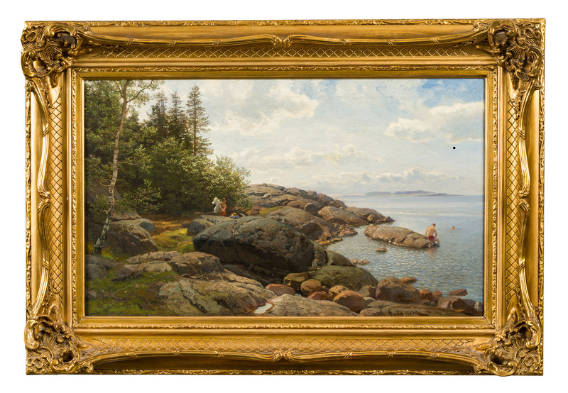 Gude, Hans Fredrik (1825-1903), Fra Feste 1897
