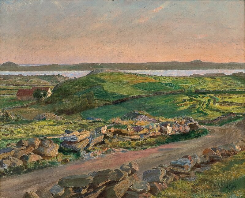 Kveld ved Hafrsfjord 1900