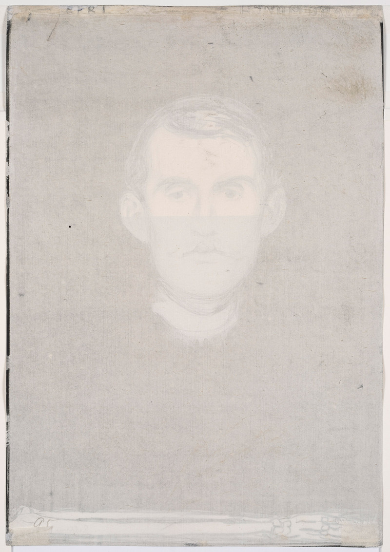 Munch, Edvard (1863-1944), Selvportrett (1895)
