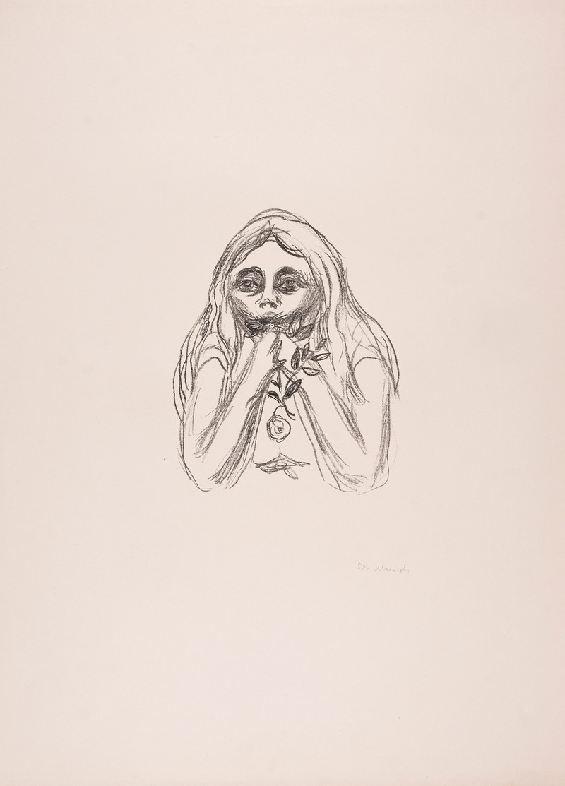 Munch, Edvard (1863-1944), Solgt som kat. 1: Omegas øyne (1908-09)*