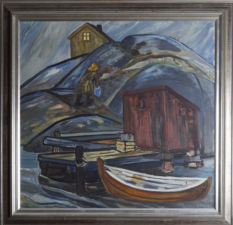 Aulie, Reidar (1904-1977), Hjalmar i regn 1949