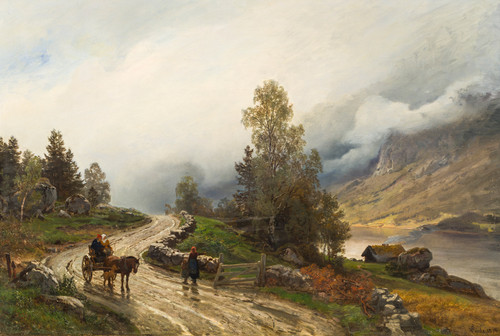 Gude, Hans Fredrik (1825-1903), Fra Gudbrandsdalen 1874