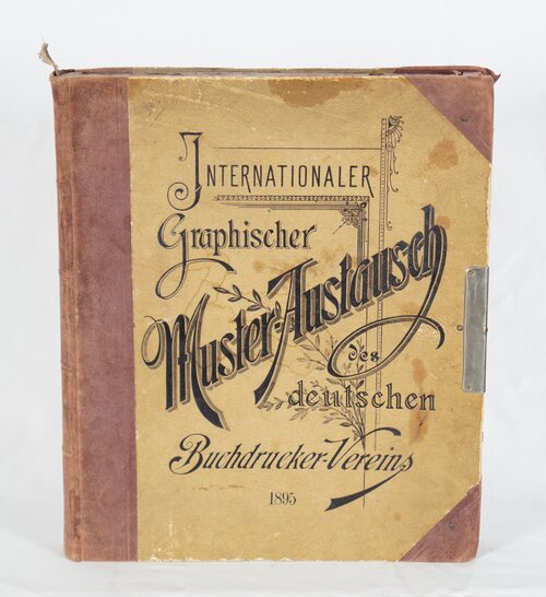 Internasjonale grafiske mønster-prøver for tysk boktrykkerkunst 1895