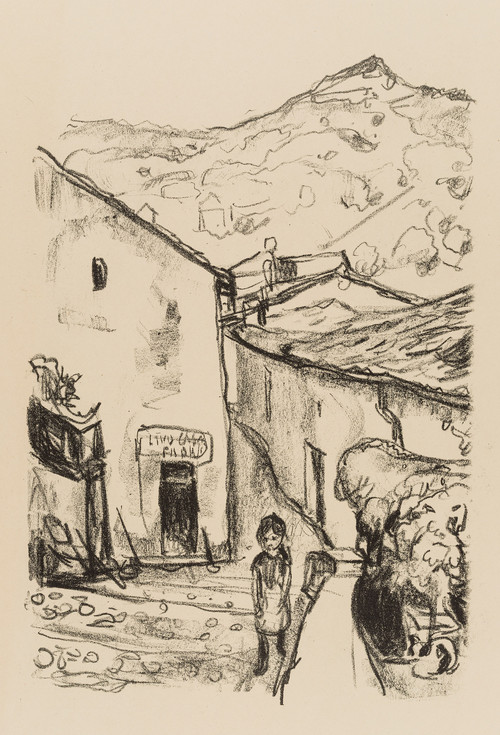 Munch, Edvard, Gate i Como (1922)