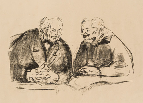 Munch, Edvard, To gamle (1913)