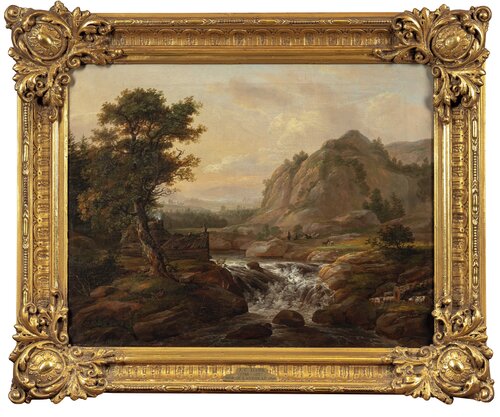Imaginary Landscape with a Waterfall 1816