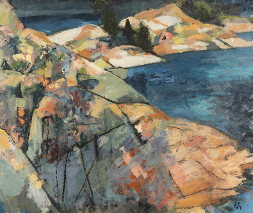 Enger, Erling (1899-1990), Fjordlandskap 1957