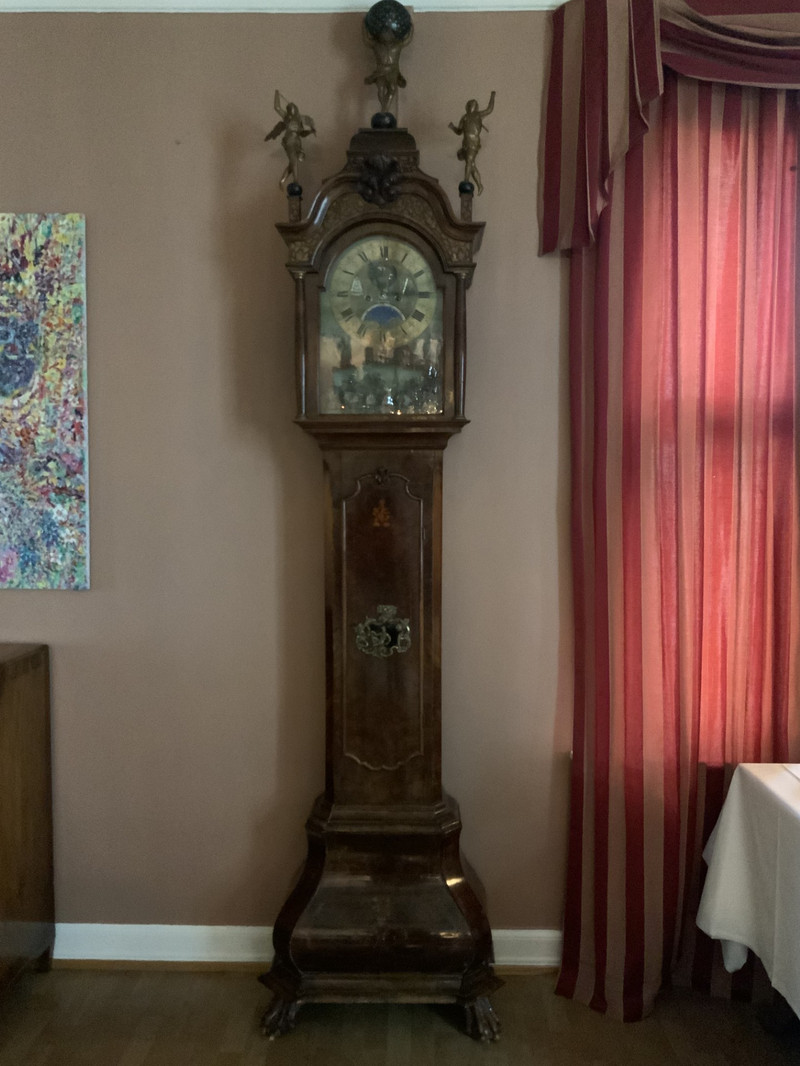 Barokk/rokokko gulvur, Ca. 1730