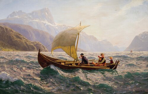 Boats coming home, Western Norway