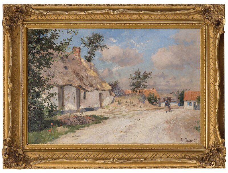Scene from a village 1892