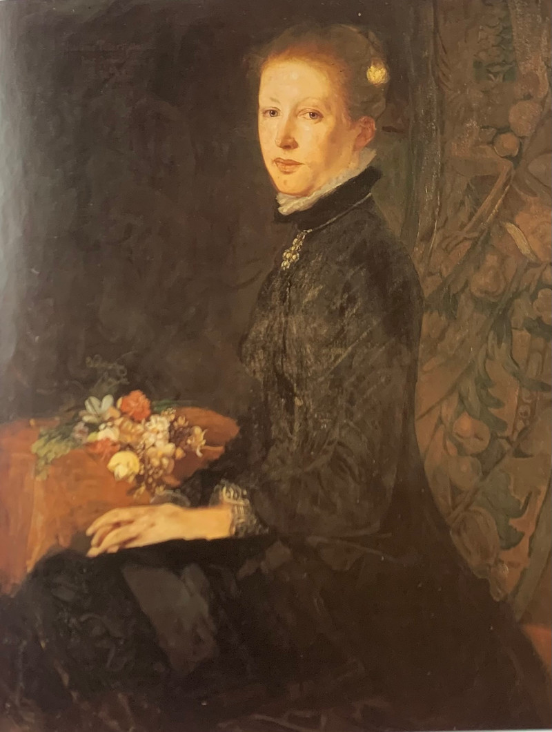 Portrett av kunstnerens hustru Nicoline 1882