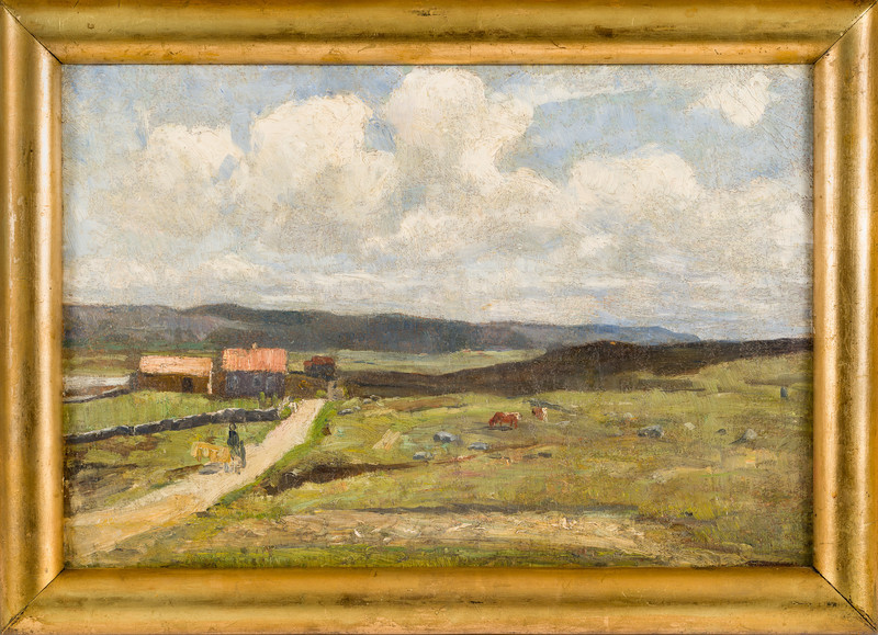 Kielland, Kitty (1843-1914), Sol og hvite skyer, ant. 1890-tallet