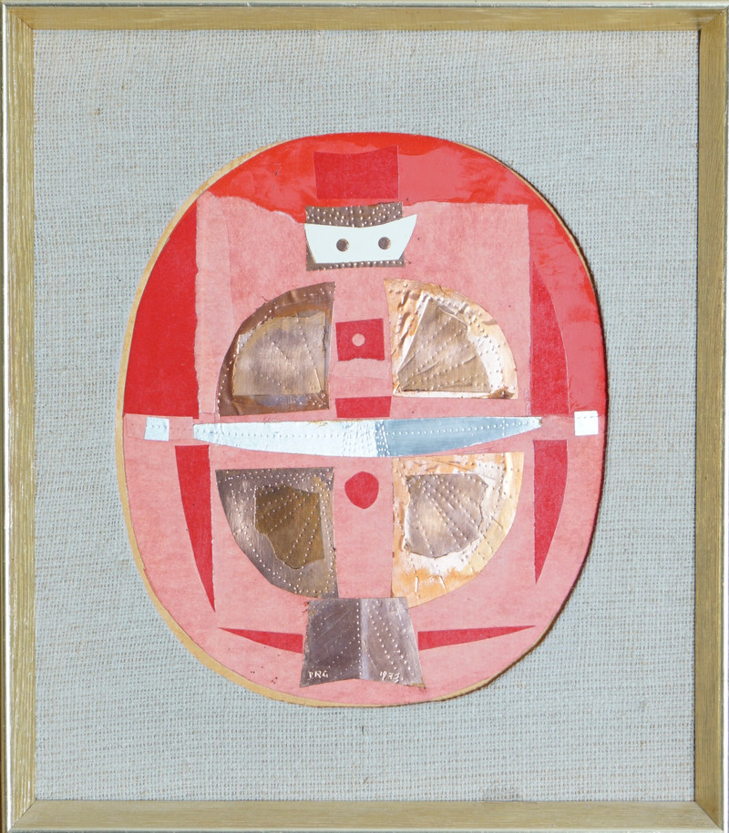 Gauguin, Paul René (1911-1976), Rød oval 1973