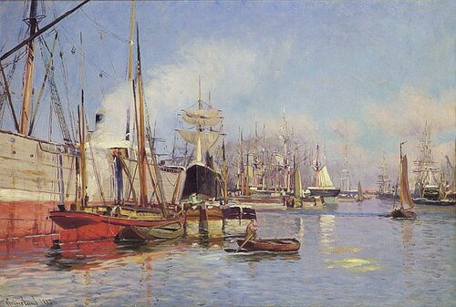 Havneparti 1885