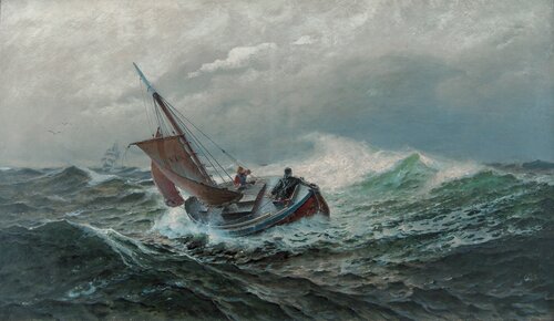 Pilot Boat going out 1887