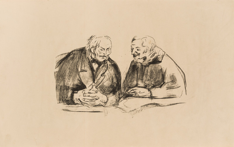 Munch, Edvard (1863-1944), To gamle (1913)