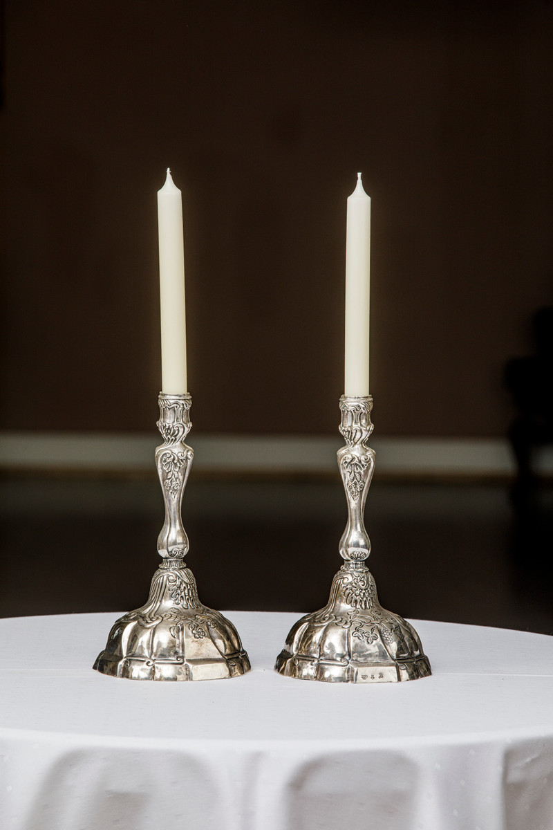 Et par Rokokko lysestaker