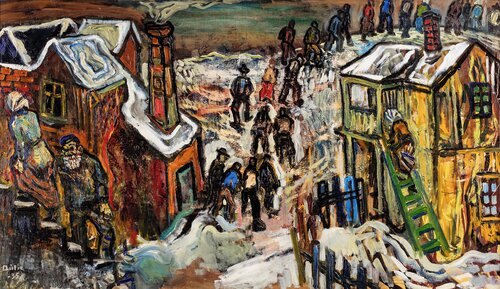 Aulie, Reidar, Hjem fra fabrikken 1935, 1935