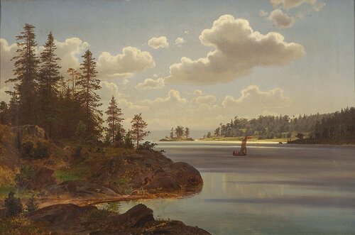 Kystlandskap, Norge 1856