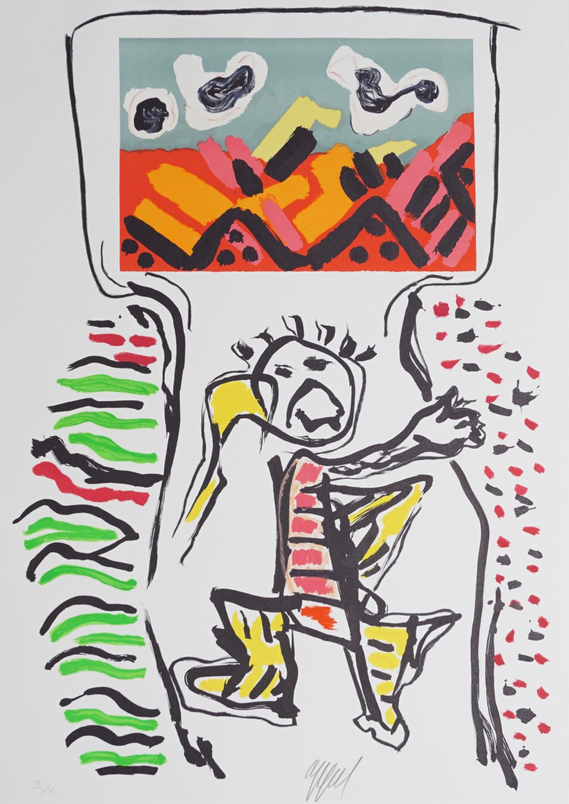 Appel, Karel (1921-2006), Komposisjon