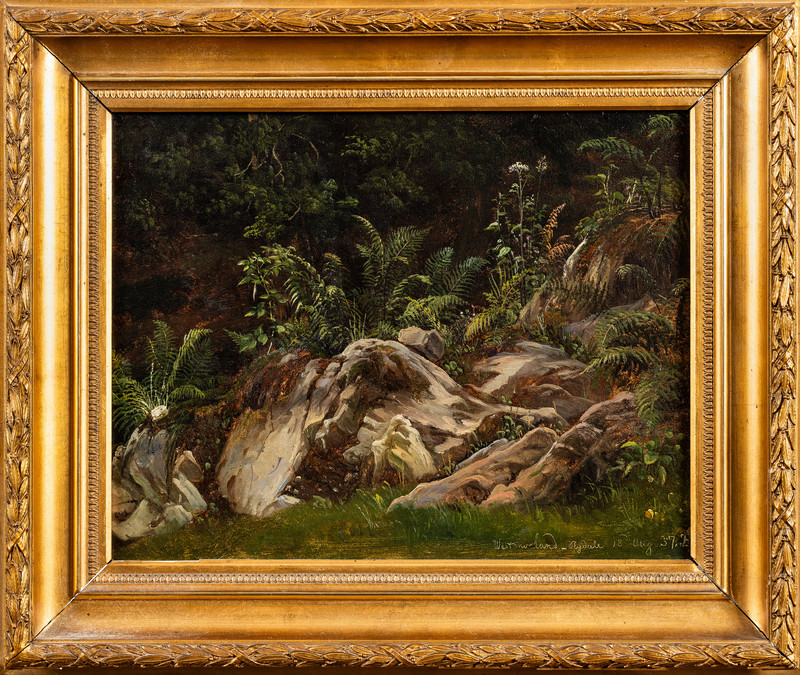 Fearnley, Thomas (1802-1842), Skogstudie