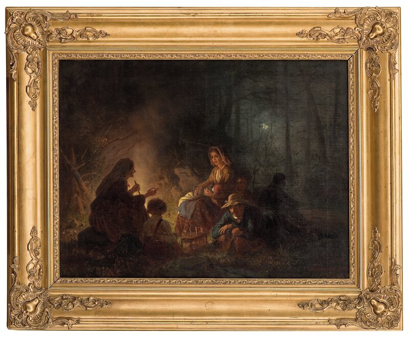 By the bonfire 1859